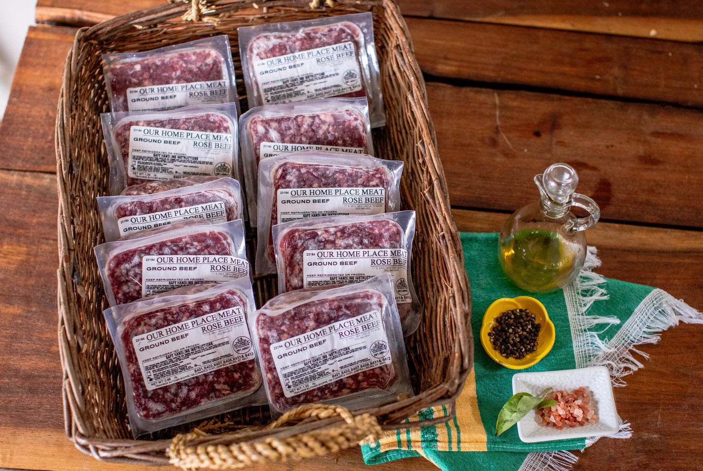 Ground Rose Beef Subscription Box from Foxhollow Farm